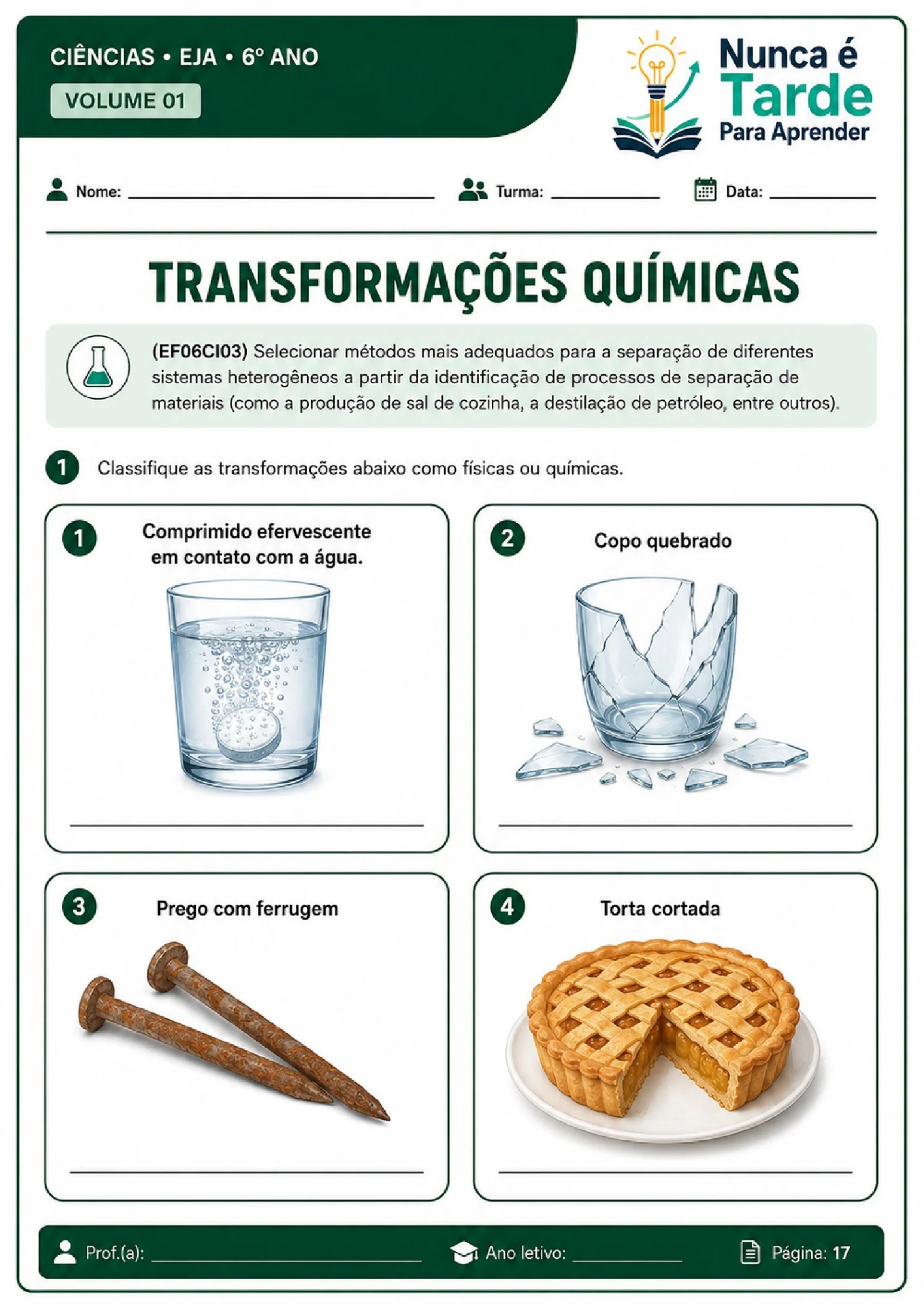 Atividade de Ciências EJA 12